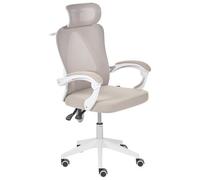 Beliani Modern Office Chair Seranev Beige