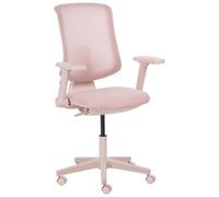 Beliani Modern Office Chair Sero Fabric Pink