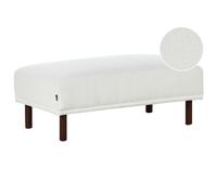 Ottoman HOLT Boucle White