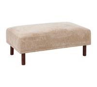 Beliani Modern Ottoman Holt Fabric Beige