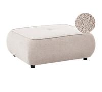 Beliani Modern Ottoman Salla Boucle Beige