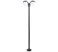 Beliani Modern Outdoor Lamp Post Kulsi Black