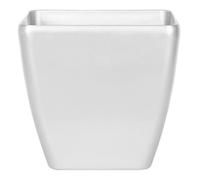 Beliani Modern Plant Pot Astras 35 Cm Silver