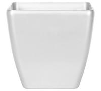 Beliani Modern Plant Pot Astras 42 Cm Silver