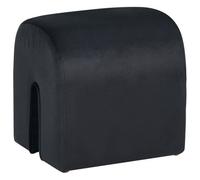 Beliani Modern Pouffe Modoc Velvet Black