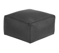 Beliani Modern Pouffe Mukki Fabric Black