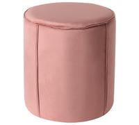 Beliani Modern Pouffe Sedona Velvet Pink