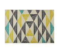 Beliani Modern Rug Kalen Grey 140 X 200 Cm