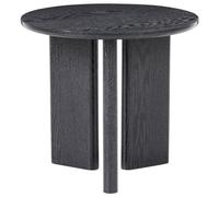 Beliani Modern Side Table Cowal Black