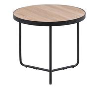 Beliani Modern Side Table Melody Light Brown