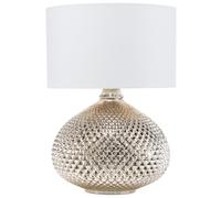 Beliani Modern Table Lamp Madon Glass Gold