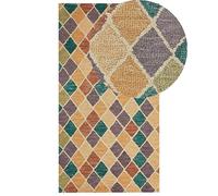 Beliani Rug KESKIN Multicolour 80x150 cm Wool, Multi