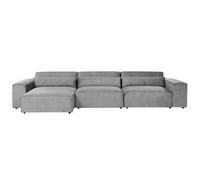 Modular Corner Sofa 4 Seater HELLNAR Right Hand Grey Fabric