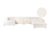 Modular Corner Sofa 5 Seater ARDAL Boucle Off-White Left Hand