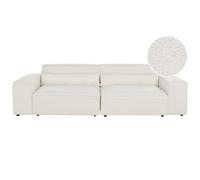 Beliani Modular Sofa 2 Seater Hellnar Boucle Off-White