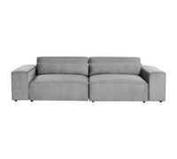 Beliani Modular Sofa 2 Seater Hellnar Fabric Grey