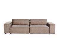 Modular Sofa 2 Seater HELLNAR Fabric Light Brown