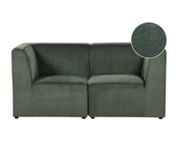 Modular Sofa 2 Seater LEMVIG Corduroy Green