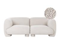 Beliani Modular Sofa 2 Seater Mjalbi Boucle Off-White