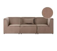 Modular Sofa 3 Seater LEMVIG Corduroy Sand Beige