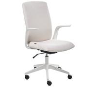 Beliani Office Chair Captain Fabric Light Beige