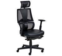 Office Chair CREATOR Faux Leather Black