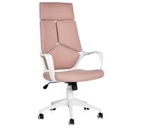 Beliani Office Chair Delight Peach Pink
