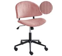 Office Chair KIANA Corduroy Pink
