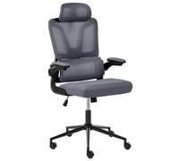 Beliani Office Chair Kryos Dark Grey