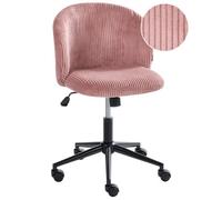 Office Chair MILES Corduroy Pink