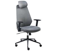 Beliani Office Chair Oryn Dark Grey