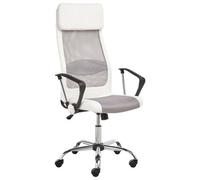 Beliani Office Chair Pioneer Faux Leather White
