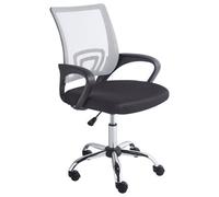 Beliani Office Chair Solid Black/ White