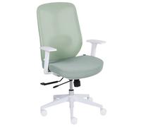 Beliani Office Chair Zelar Fabric Green