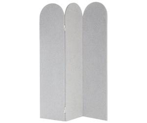 Beliani Office Divider Room Divider Slimmy Light Grey