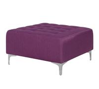 Beliani Ottoman Aberdeen Fabric Violet