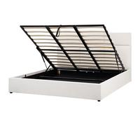 Ottoman Bed Fabric LAGORD 180 x 200 cm (EU Super King) Off-White