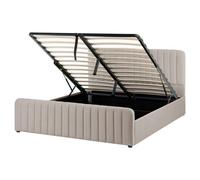 Ottoman Bed LUNAN Taupe 160 x 200 cm (EU King Size)