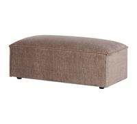 Beliani Ottoman Hellnar Fabric Light Brown