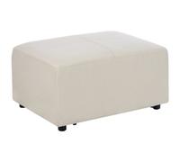 Beliani Ottoman Kohlo Fabric Light Beige