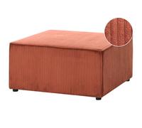Ottoman LEMVIG Corduroy Golden Brown