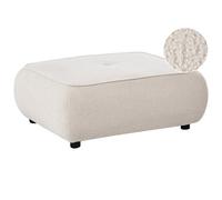 Beliani Ottoman Salla Boucle Off-White