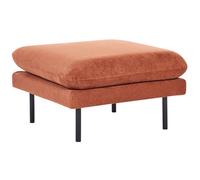 Beliani Ottoman Vinterbro Chenille Golden Brown