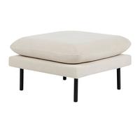 Beliani Ottoman Vinterbro Fabric Light Beige