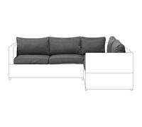 Beliani Outdoor Cushion Cover Set Avola Dark Grey