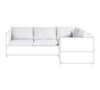 Beliani Outdoor Cushion Cover Set Avola Light Grey