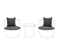 Beliani Outdoor Cushion Cover Set Capri Grey