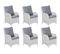 Beliani Outdoor Cushion Cover Set Cascais Grey