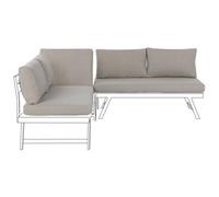 Beliani Outdoor Cushion Cover Set Coccorino Taupe