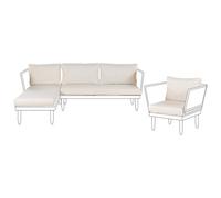 Beliani Outdoor Cushion Cover Set Cremona Off-White